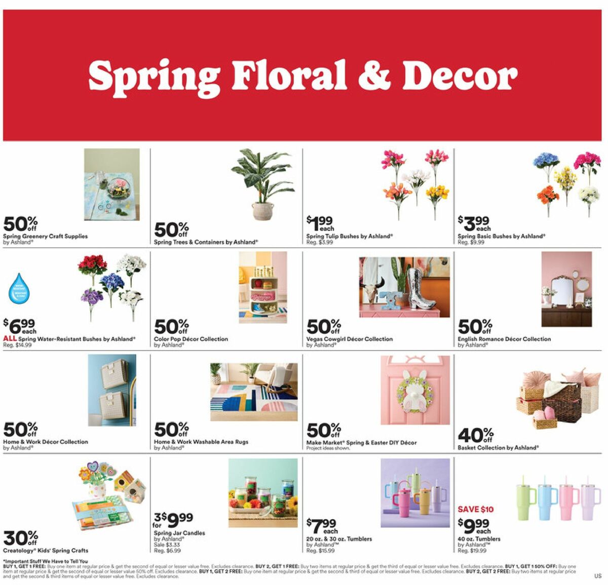 Michaels Weekly Ad from March 23