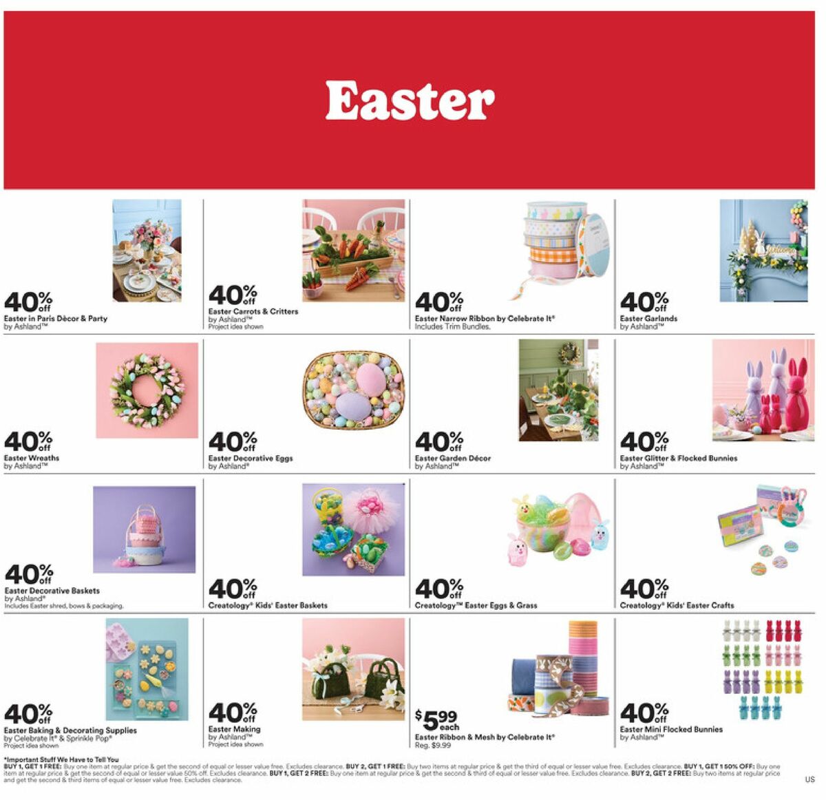 Michaels Weekly Ad from March 23