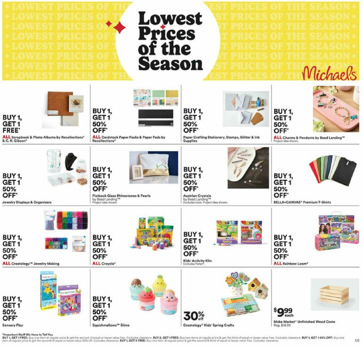 Michaels Weekly Ad from March 28
