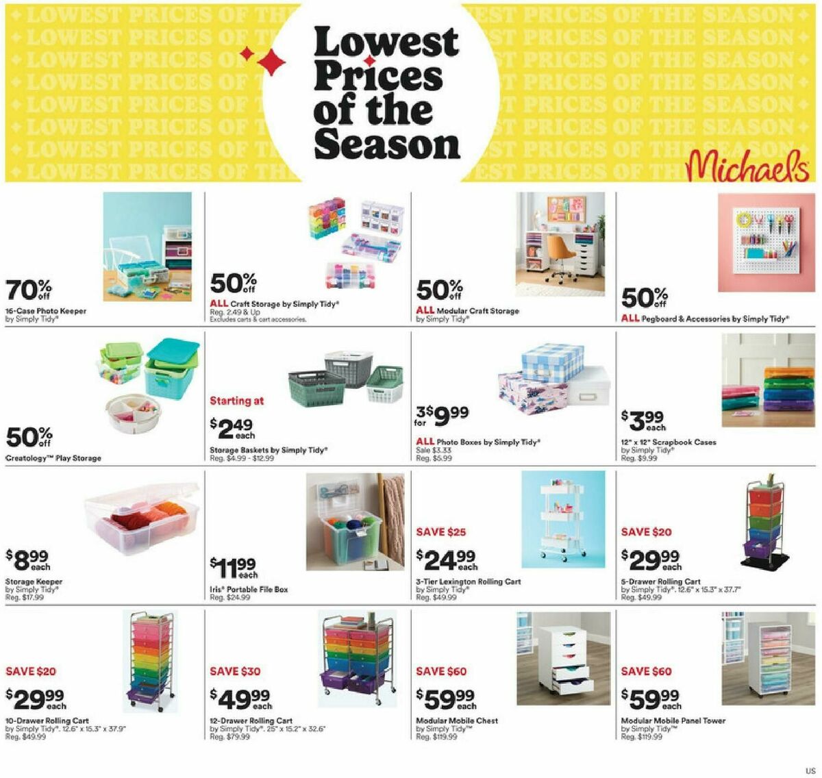 Michaels Weekly Ad from March 28