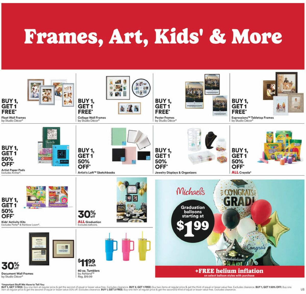 Michaels Weekly Ad from May 4