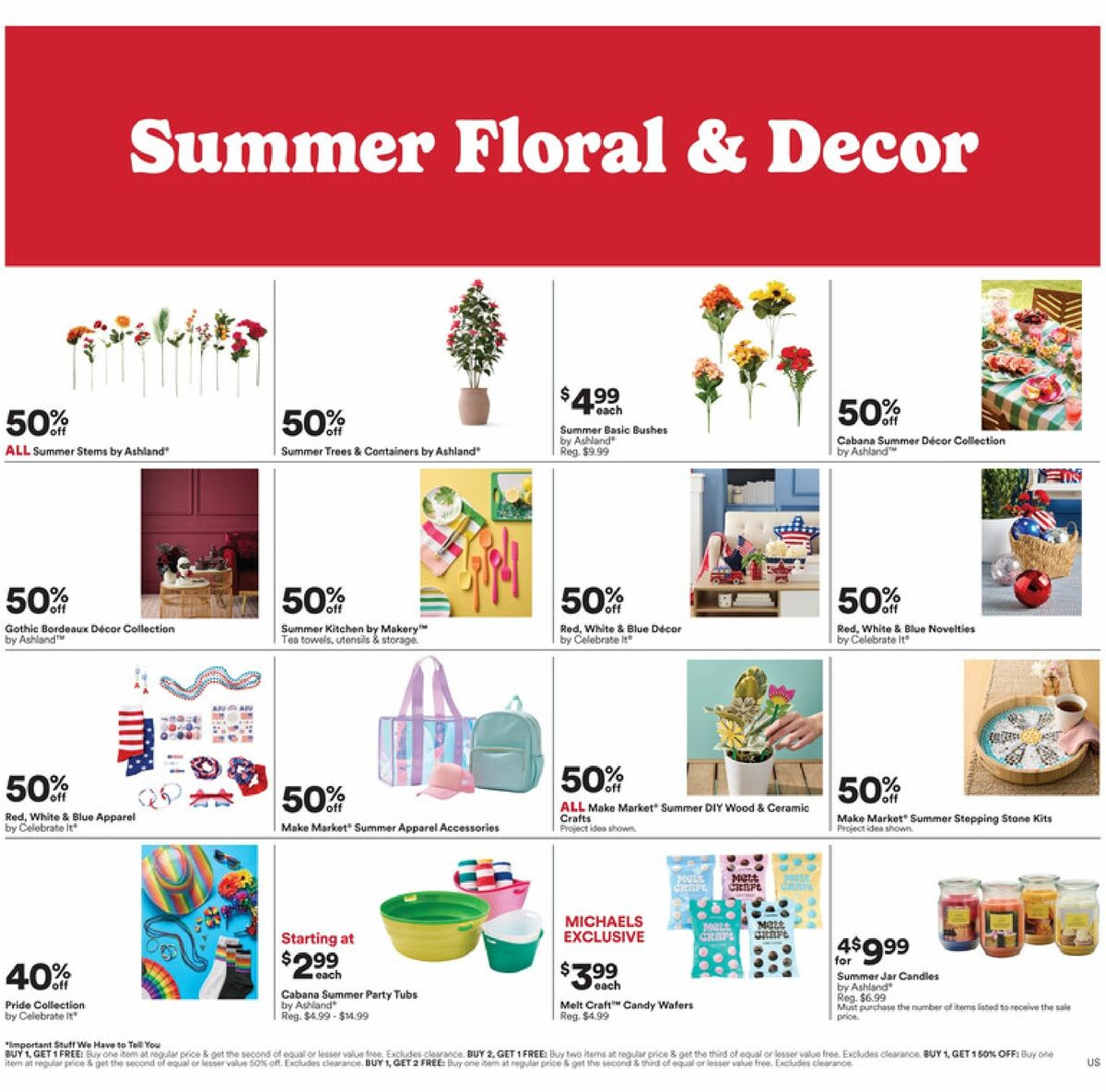 Michaels Weekly Ad from June 6