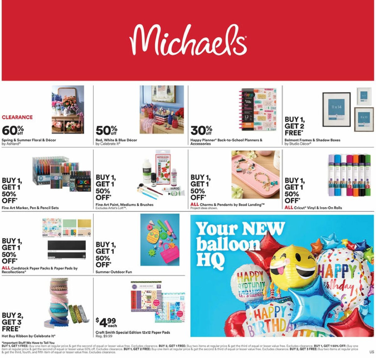 Michaels Weekly Ad from June 29