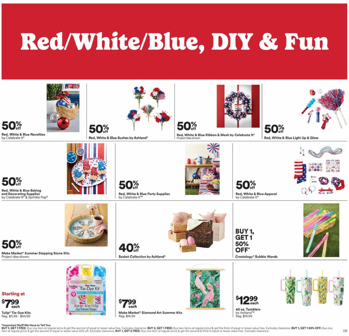 Michaels Weekly Ad from June 29
