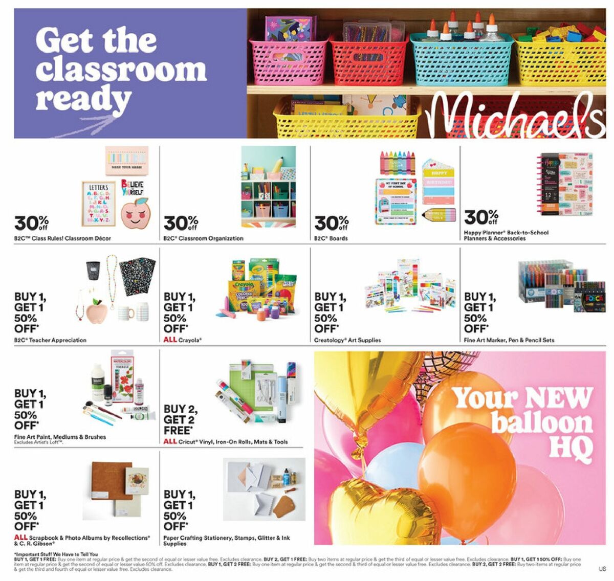 Michaels Weekly Ad from July 13