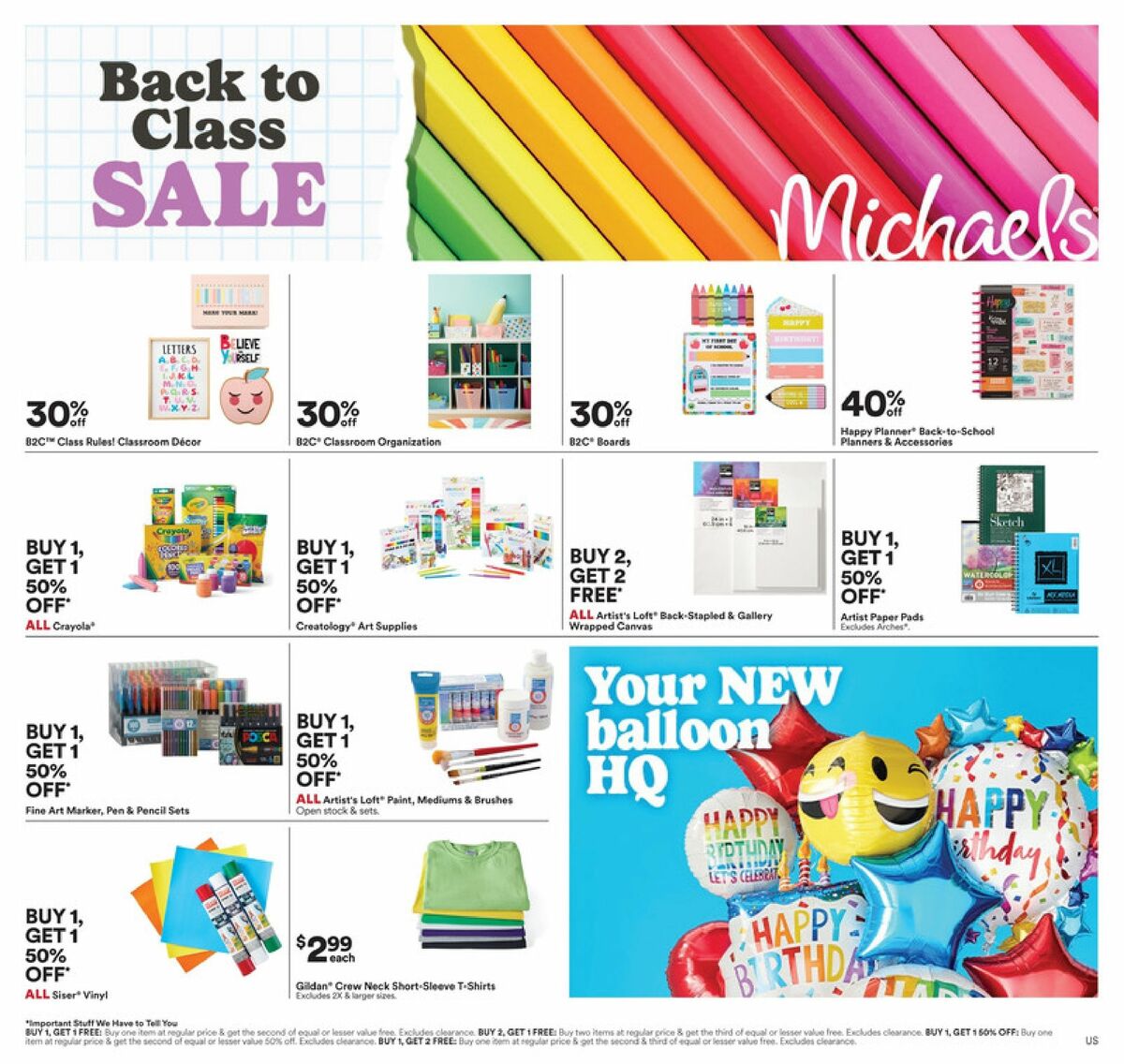 Michaels Weekly Ad from July 20