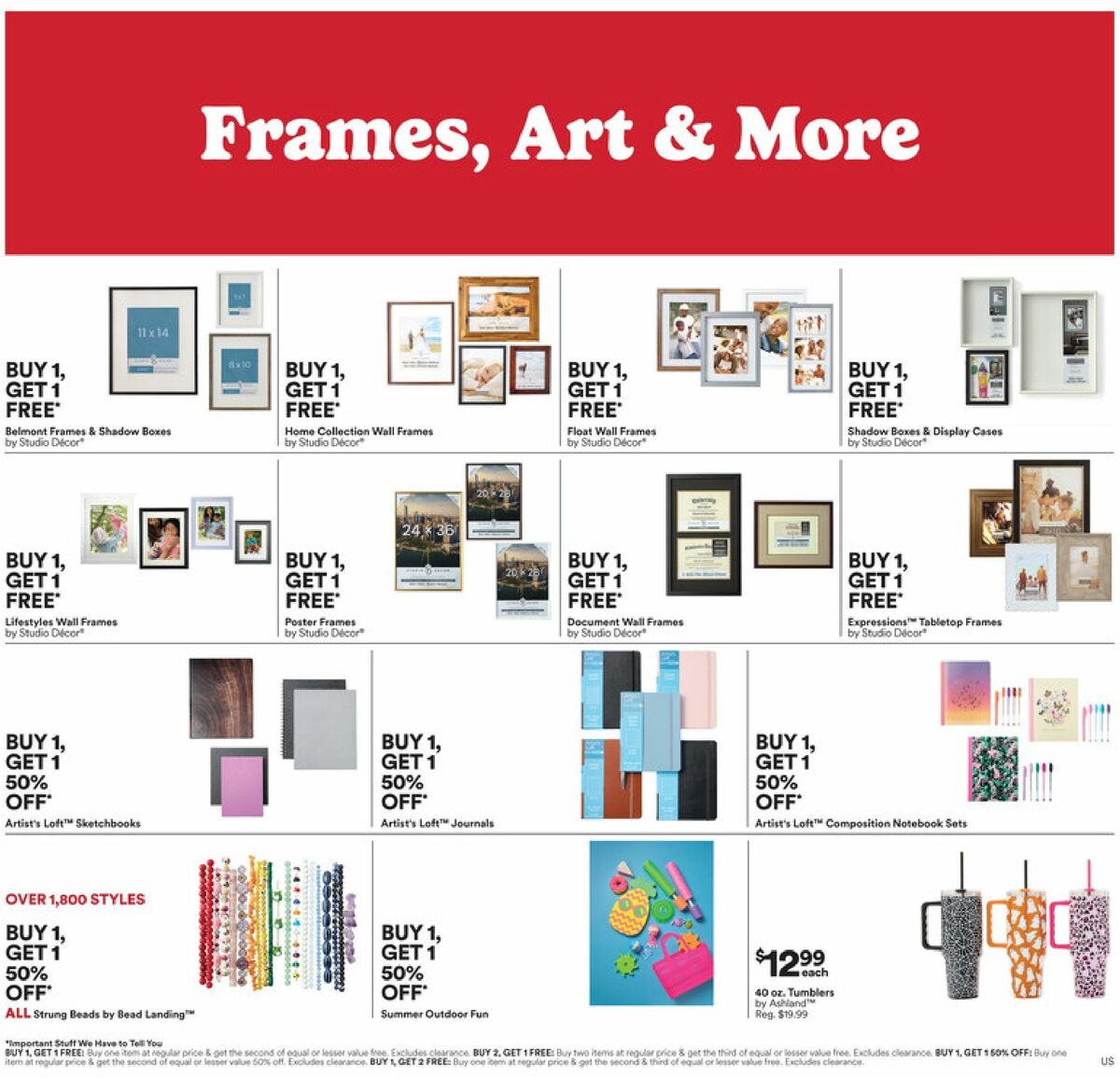 Michaels Weekly Ad from July 27