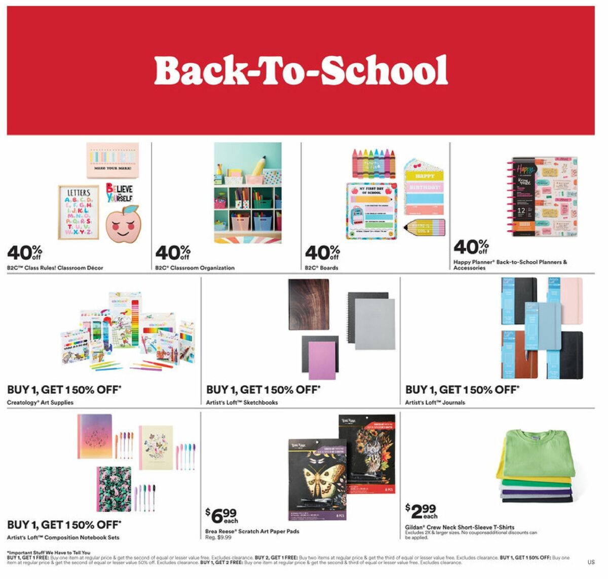 Michaels Weekly Ad from August 3