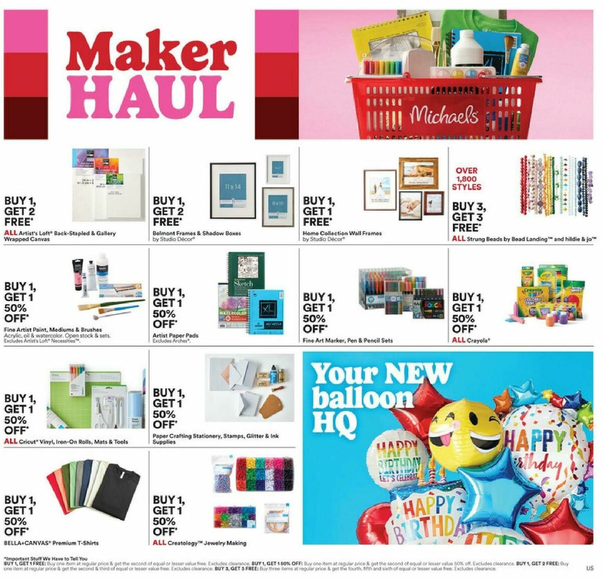 Michaels Weekly Ad from August 10
