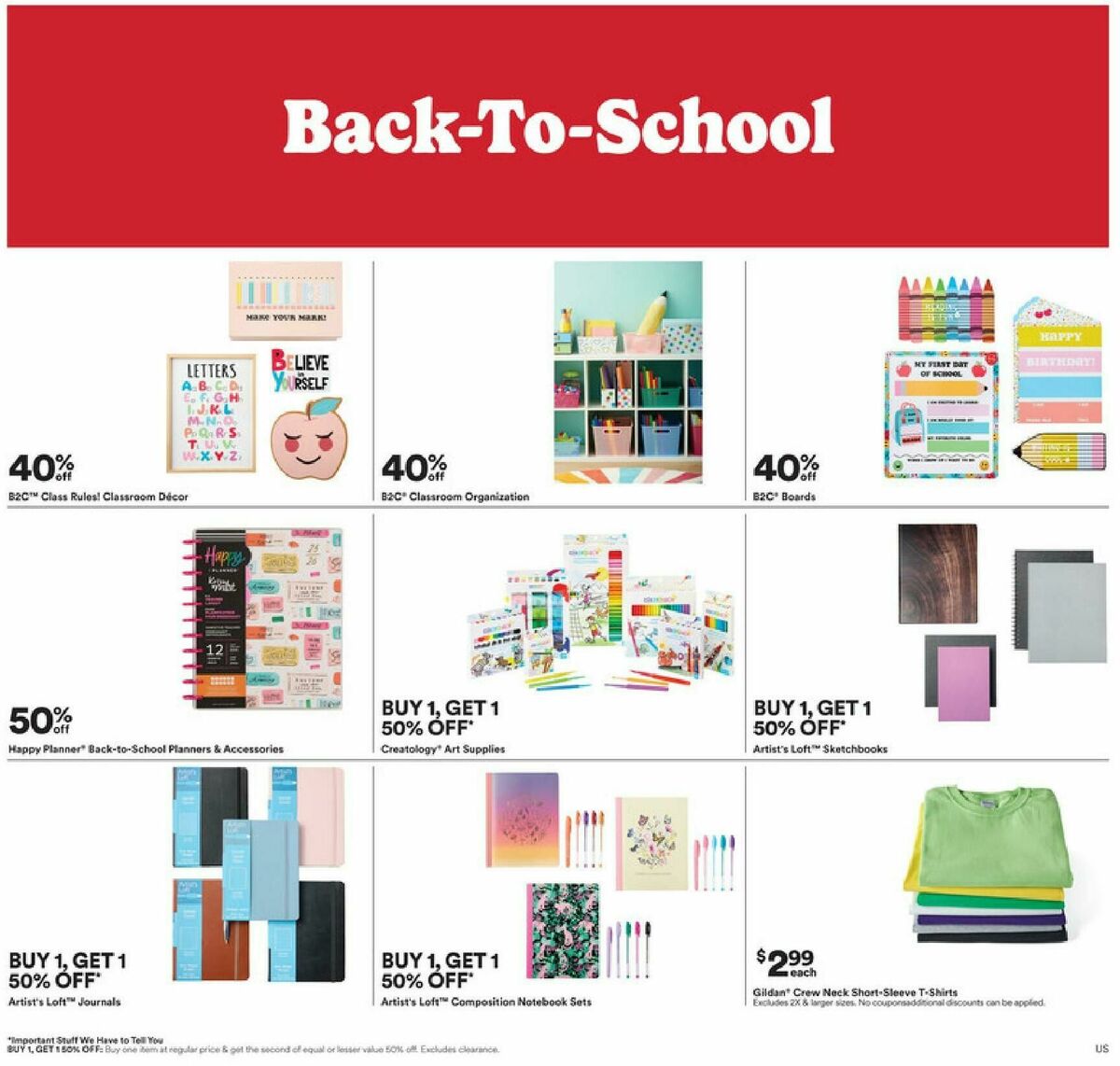 Michaels Weekly Ad from August 10