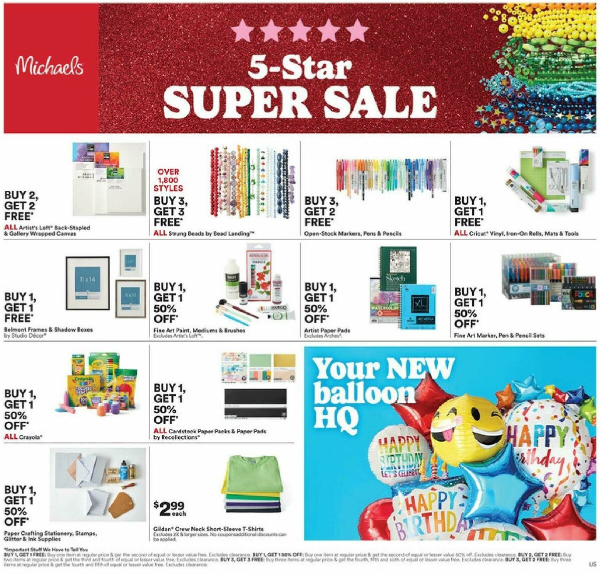 Michaels Weekly Ad from August 24