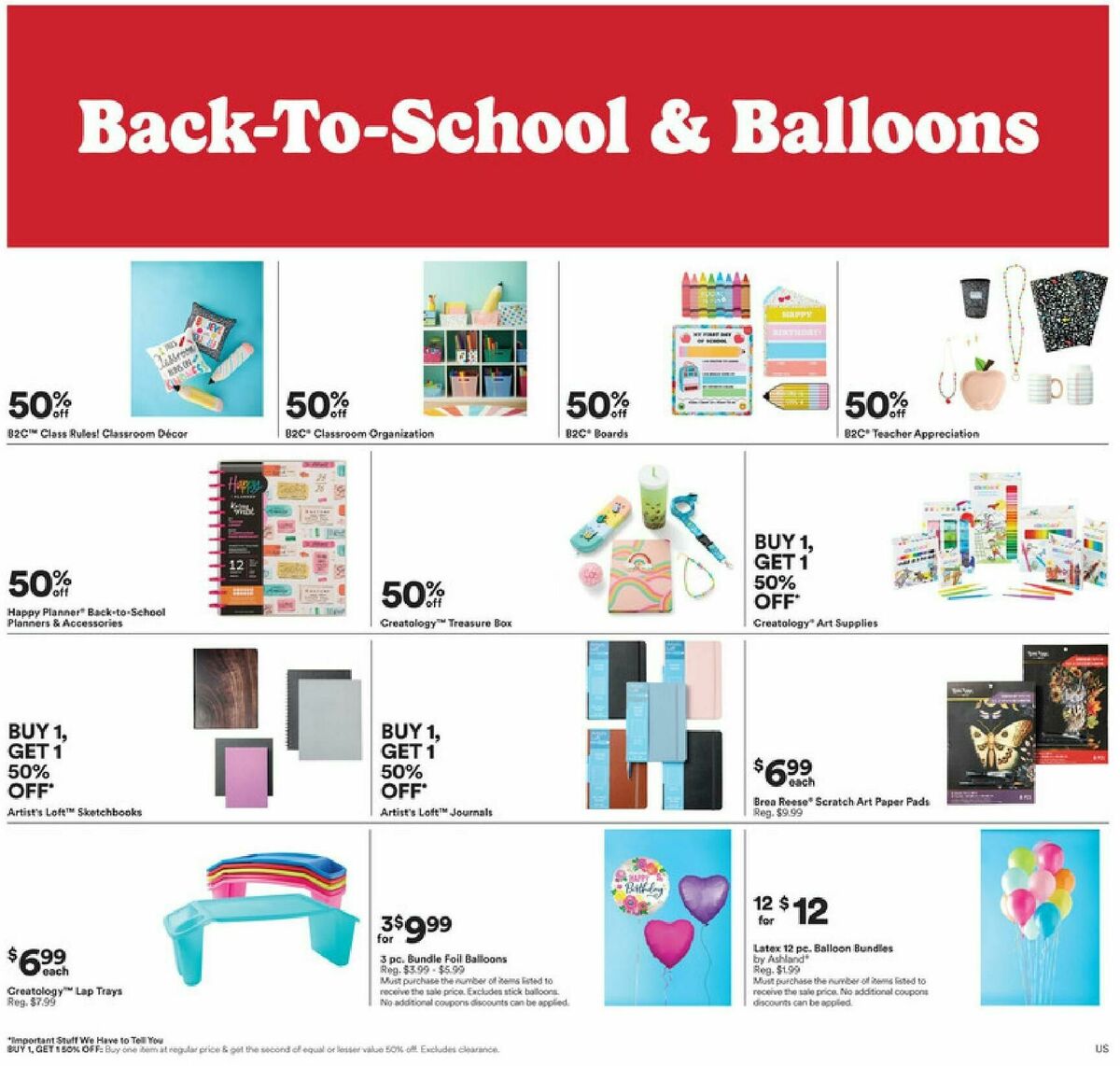 Michaels Weekly Ad from August 24