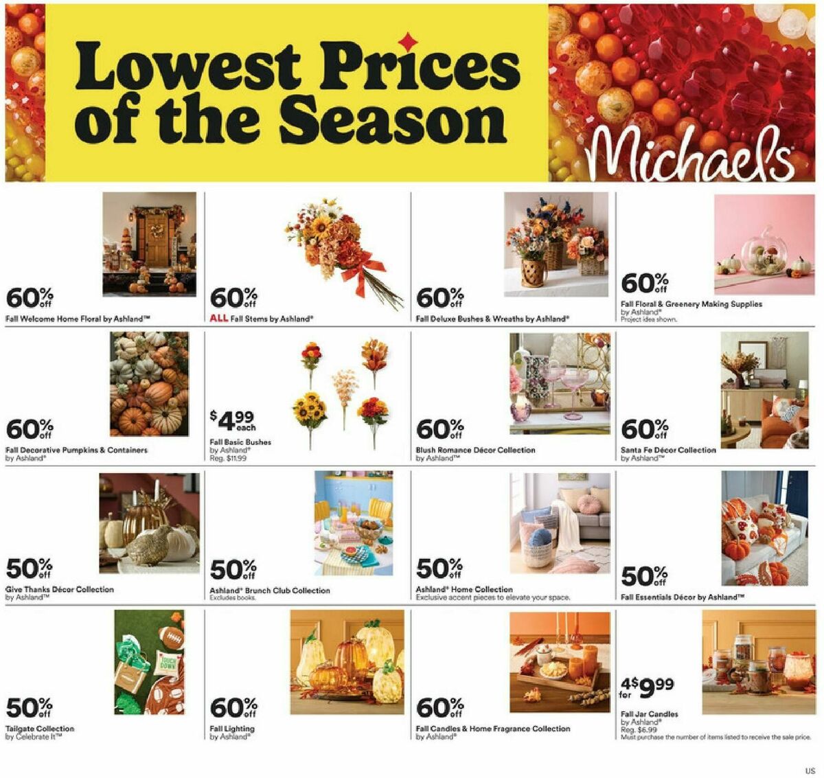 Michaels Weekly Ad from September 12