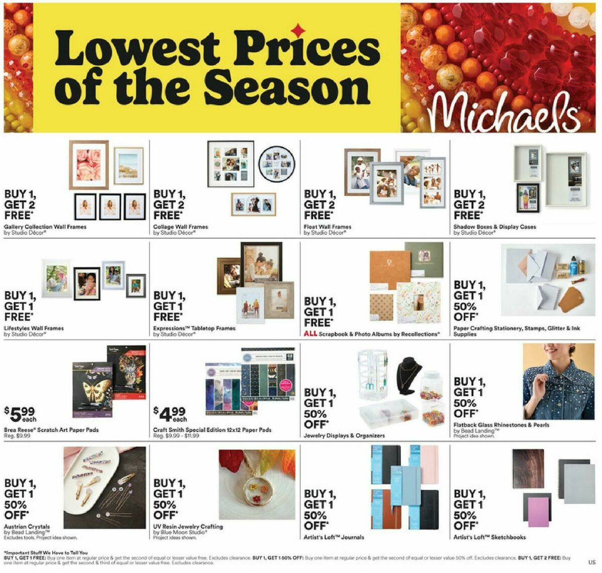 Michaels Weekly Ad from September 12
