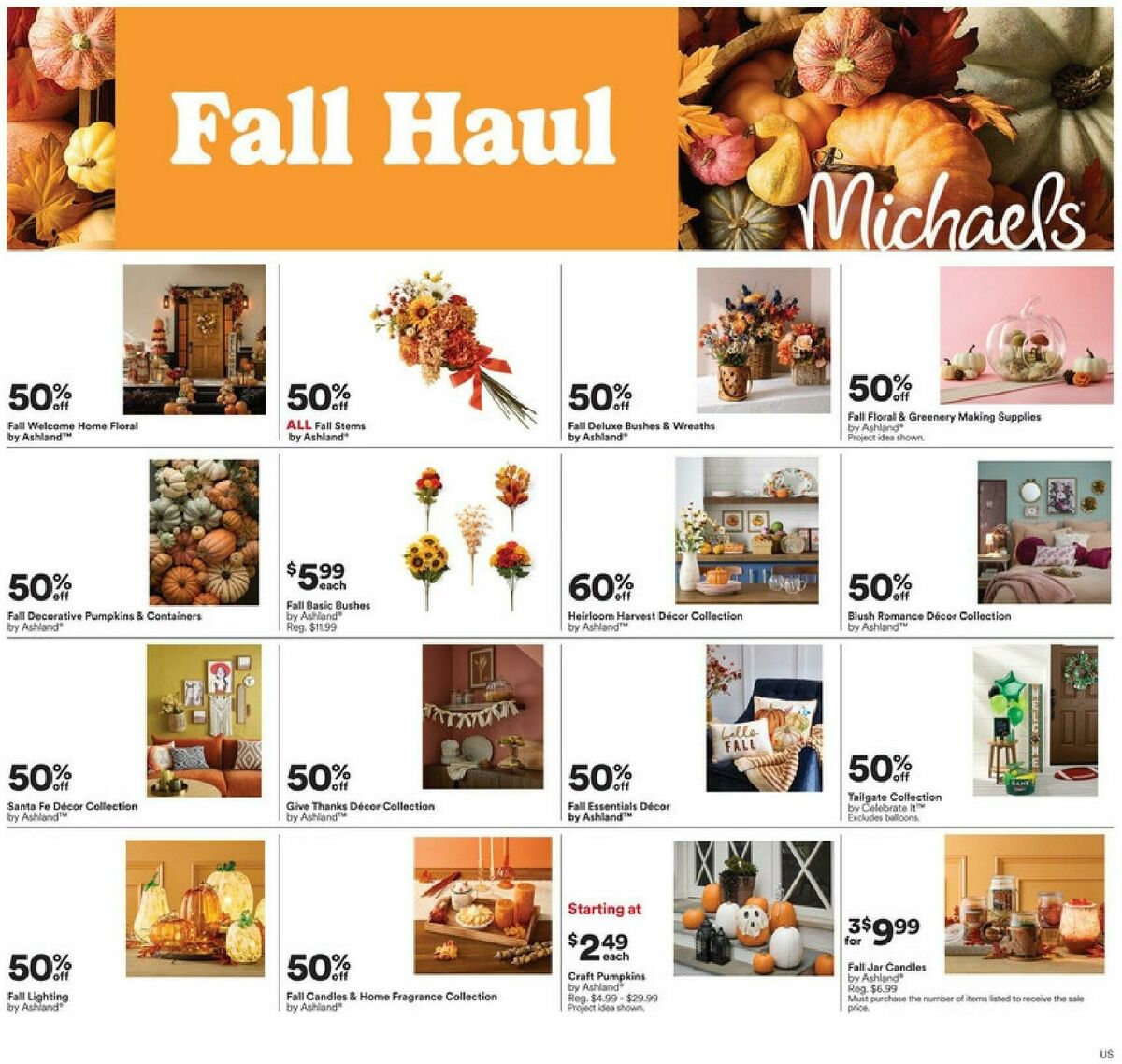 Michaels Weekly Ad from September 22