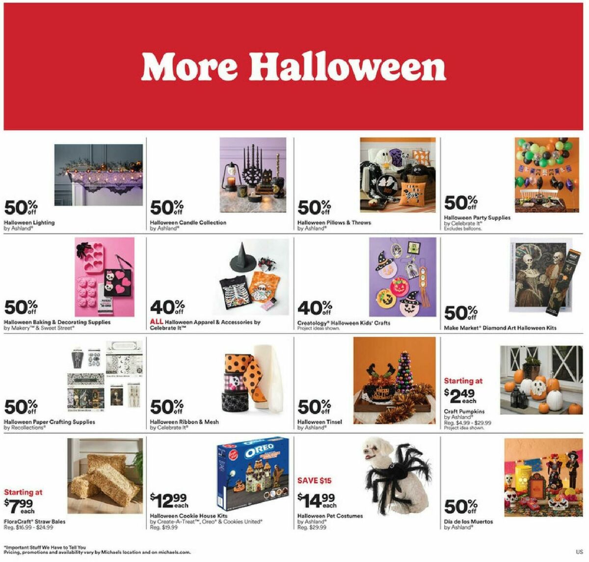 Michaels Weekly Ad from October 5