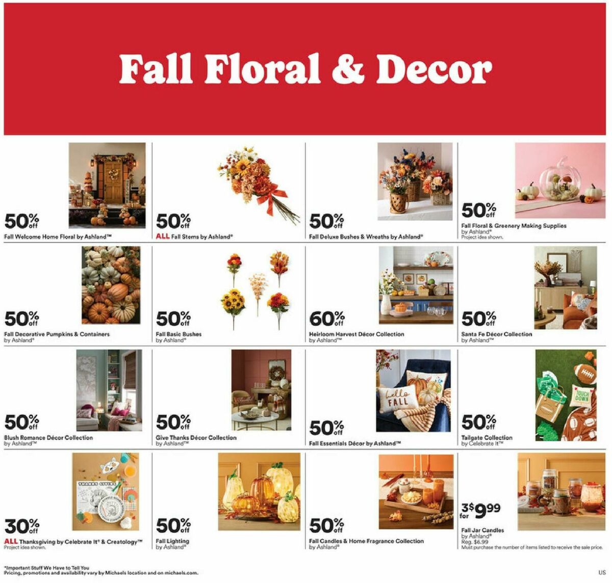 Michaels Weekly Ad from October 5