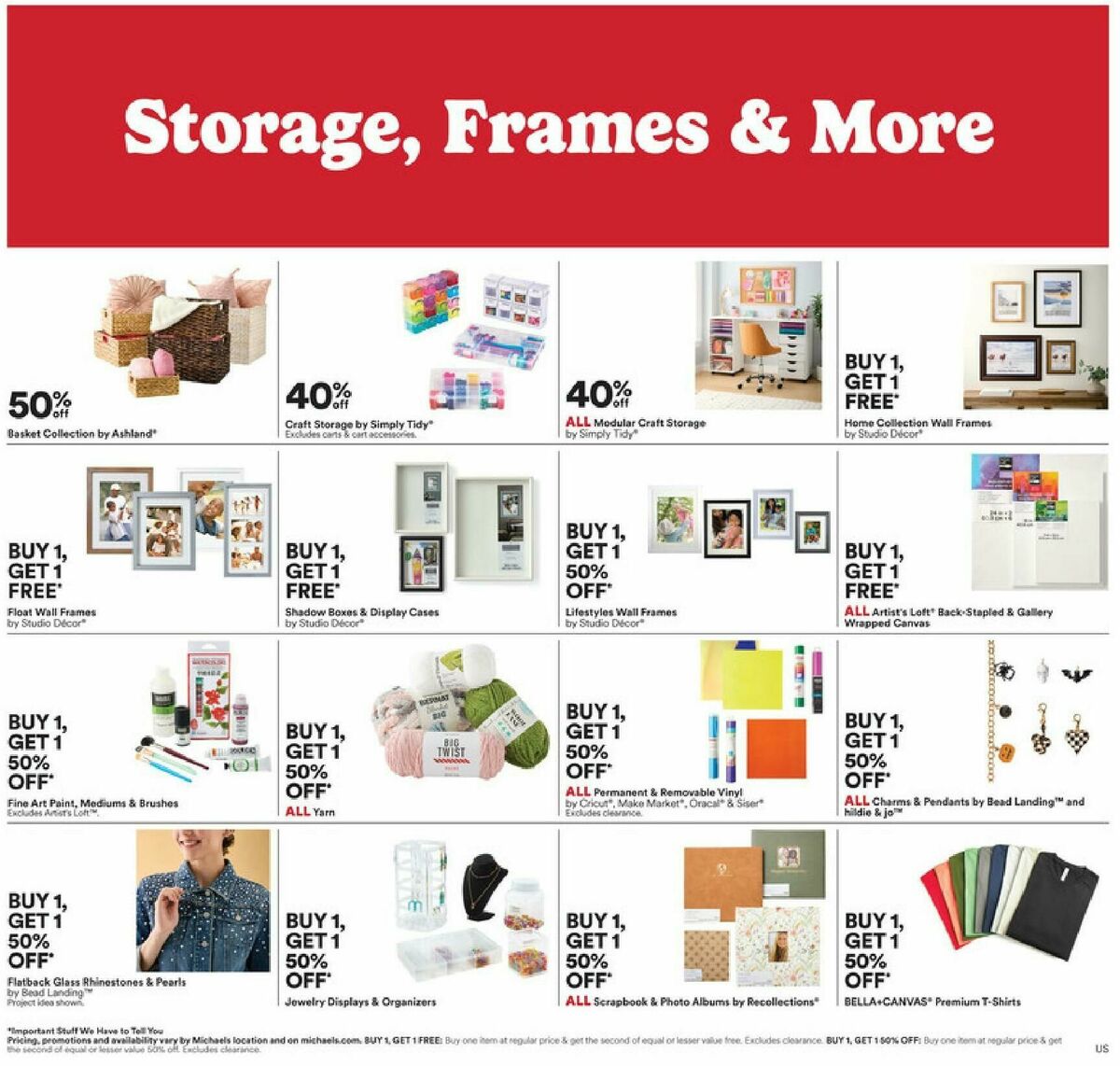 Michaels Weekly Ad from October 5
