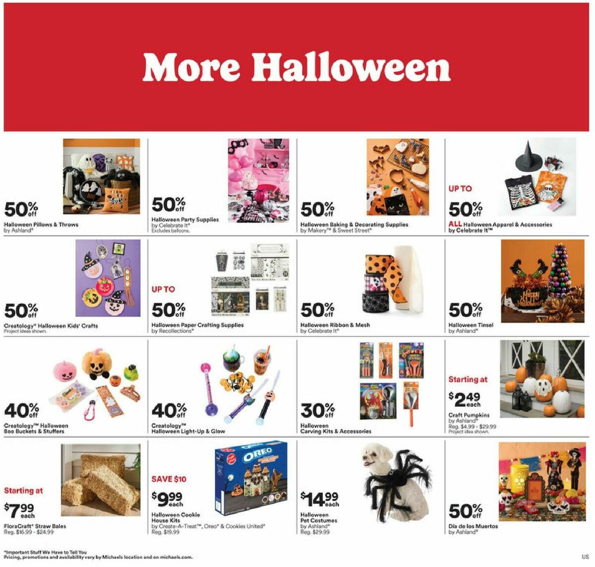 Michaels Weekly Ad from October 12