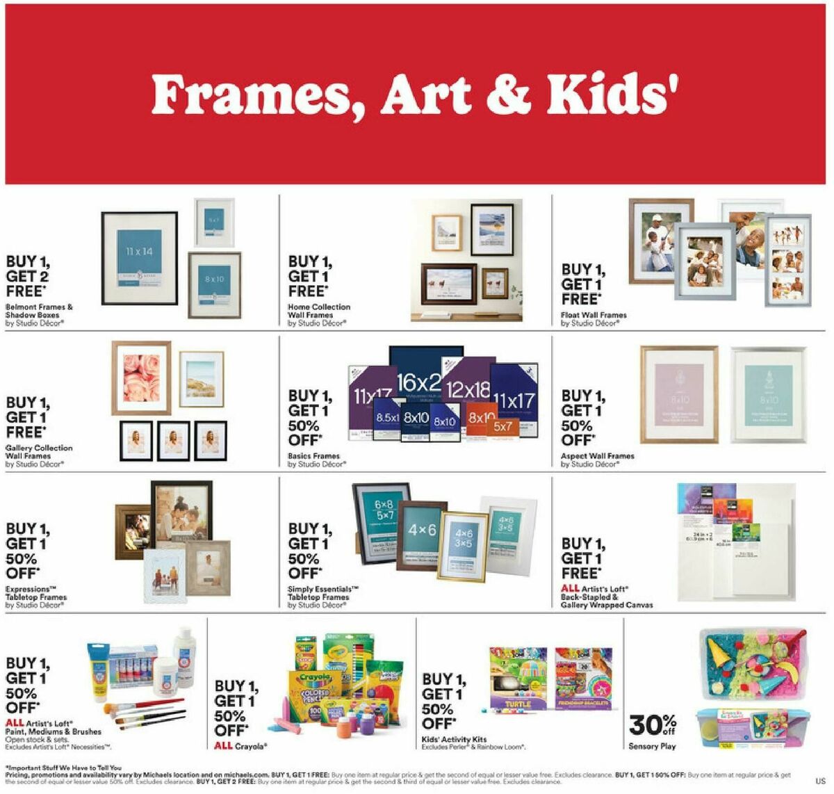 Michaels Weekly Ad from October 12