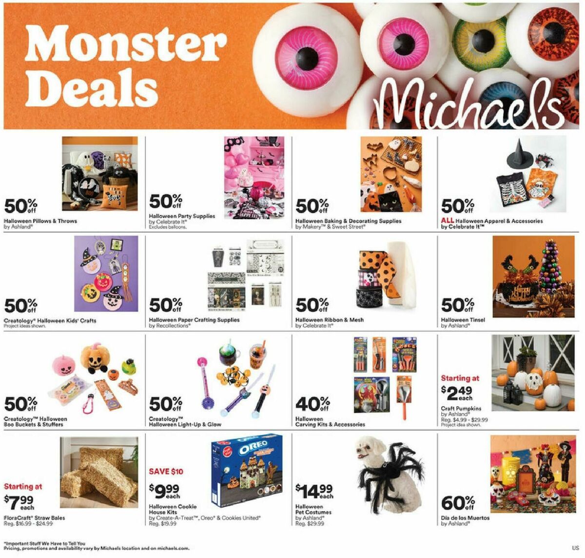 Michaels Weekly Ad from October 19