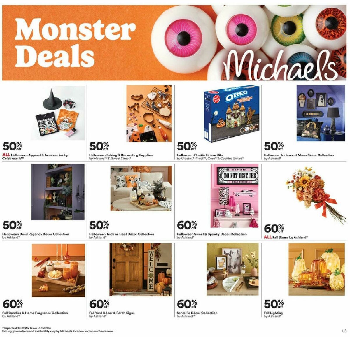 Michaels Weekly Ad from October 26