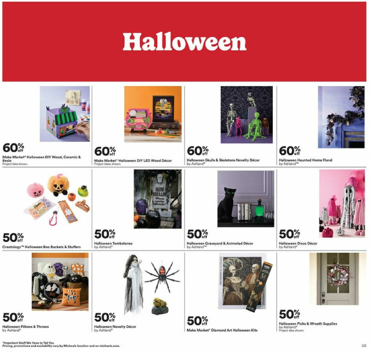 Michaels Weekly Ad from October 26