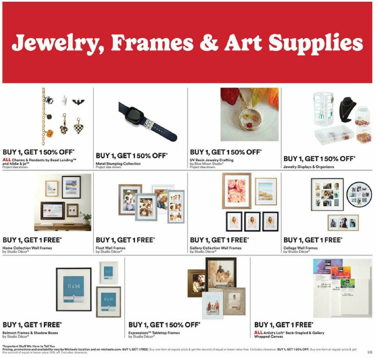 Michaels Weekly Ad from October 26