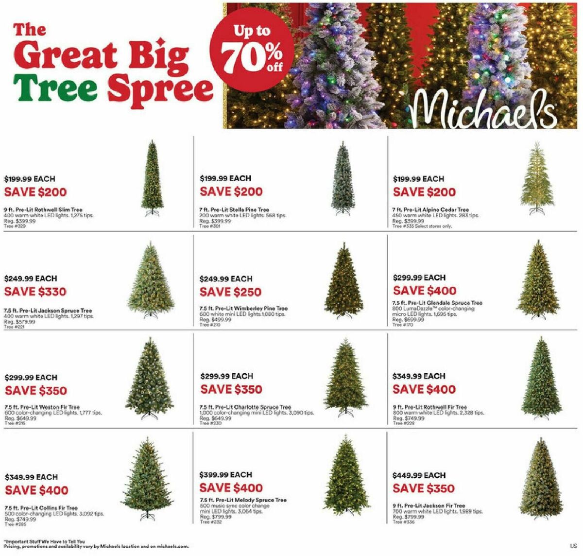 Michaels Weekly Ad from November 2