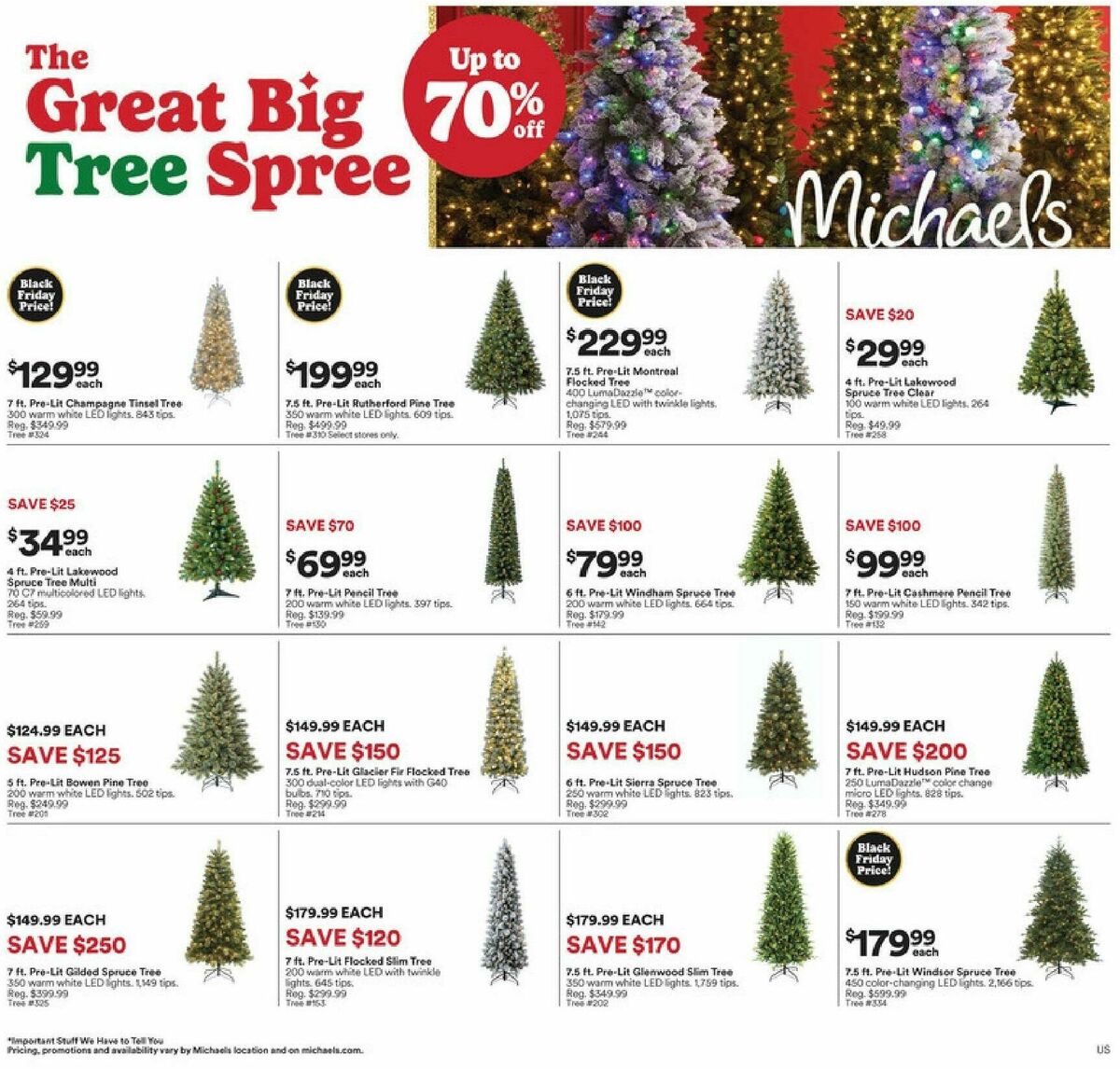 Michaels Weekly Ad from November 9
