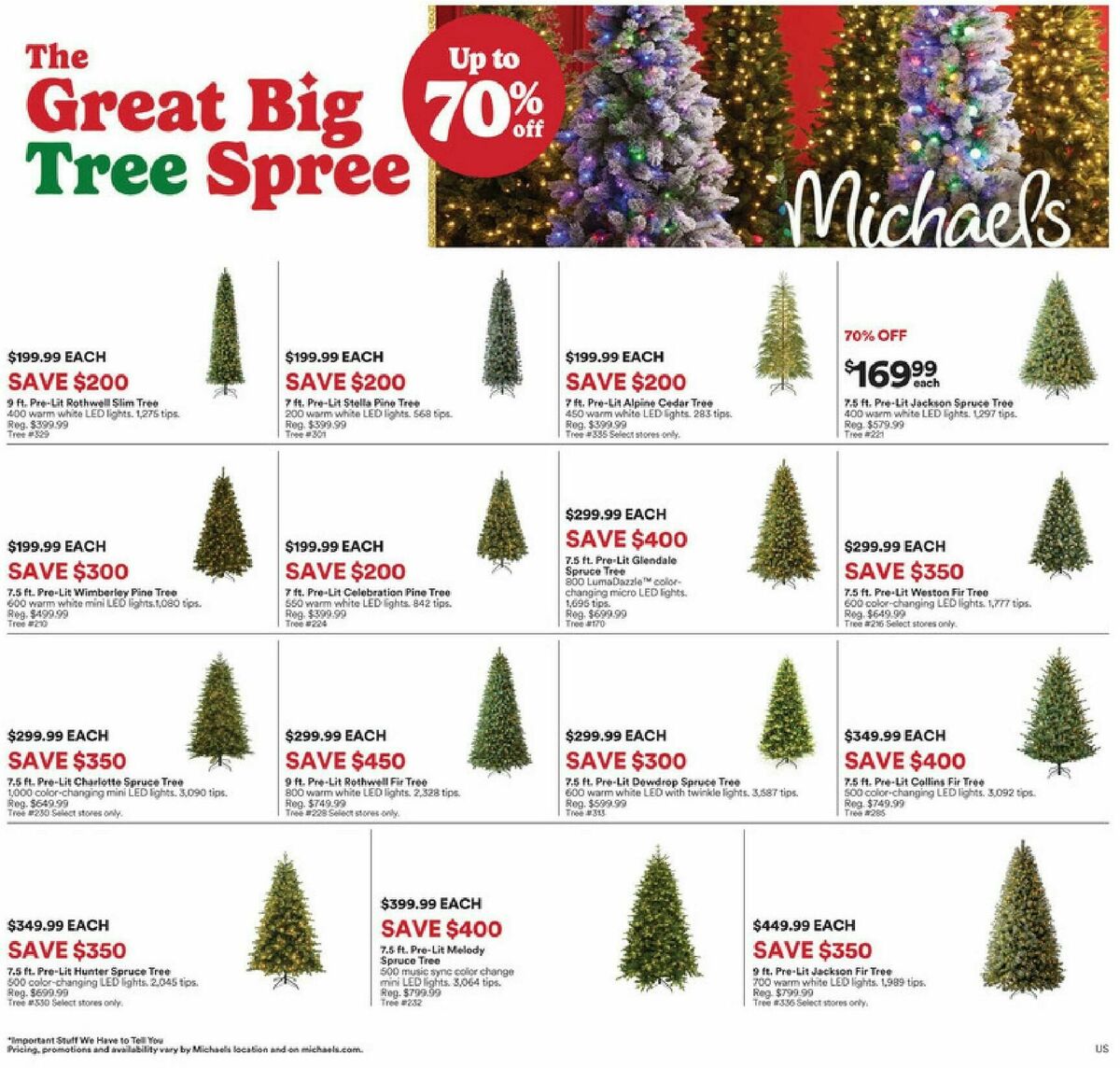 Michaels Weekly Ad from November 9