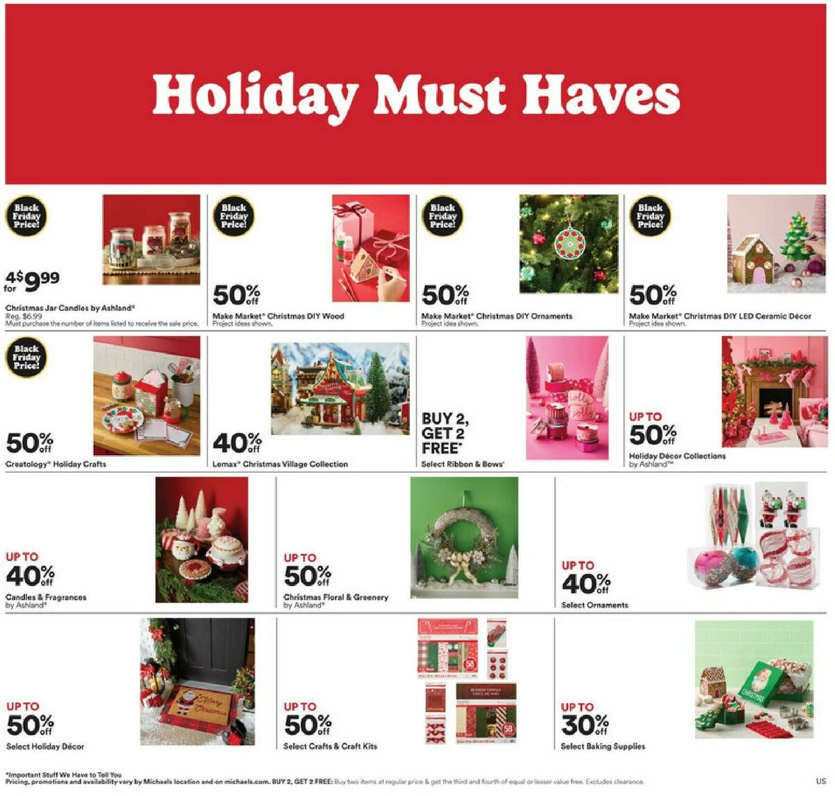 Michaels Weekly Ad from November 9