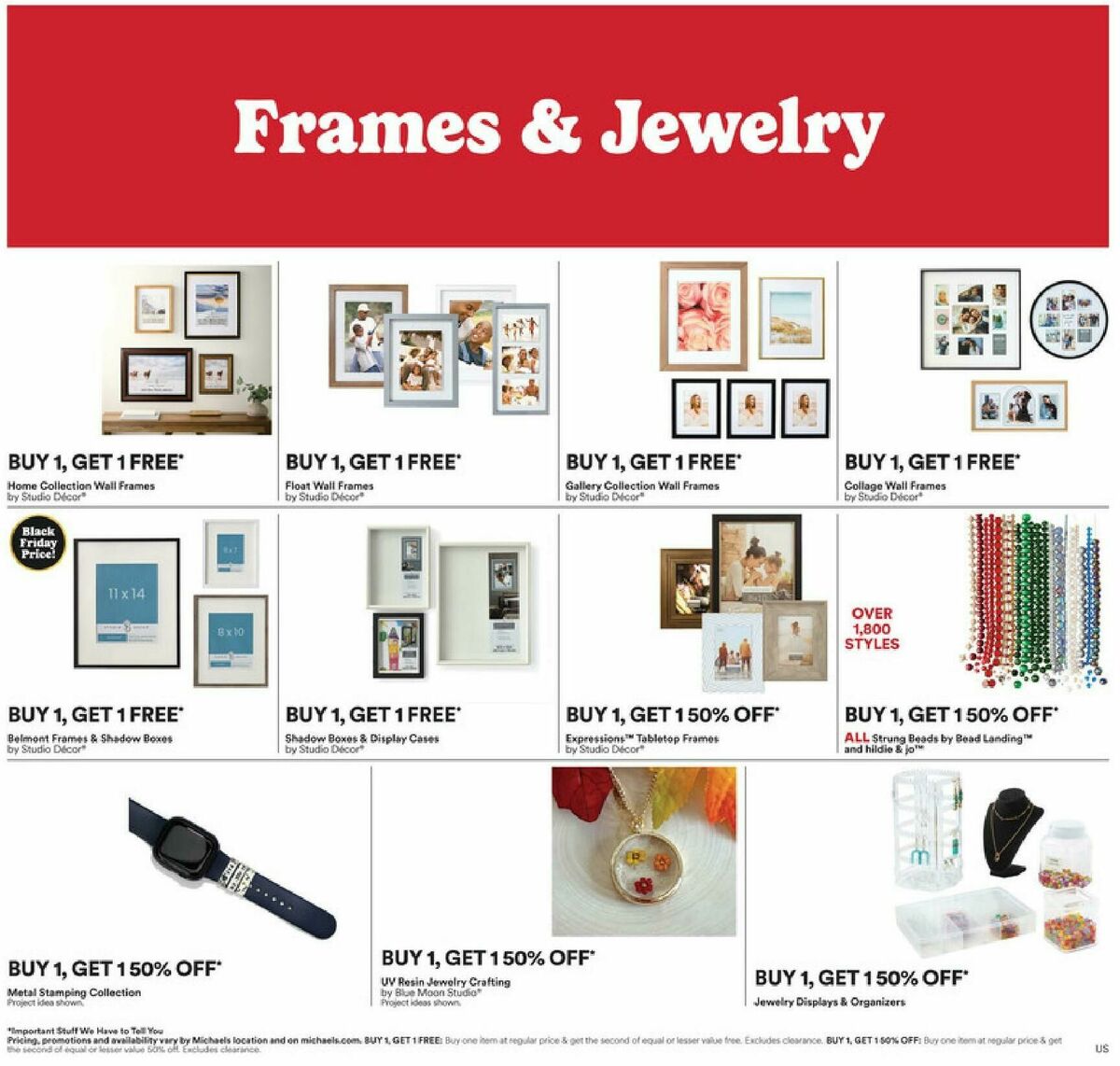 Michaels Weekly Ad from November 16