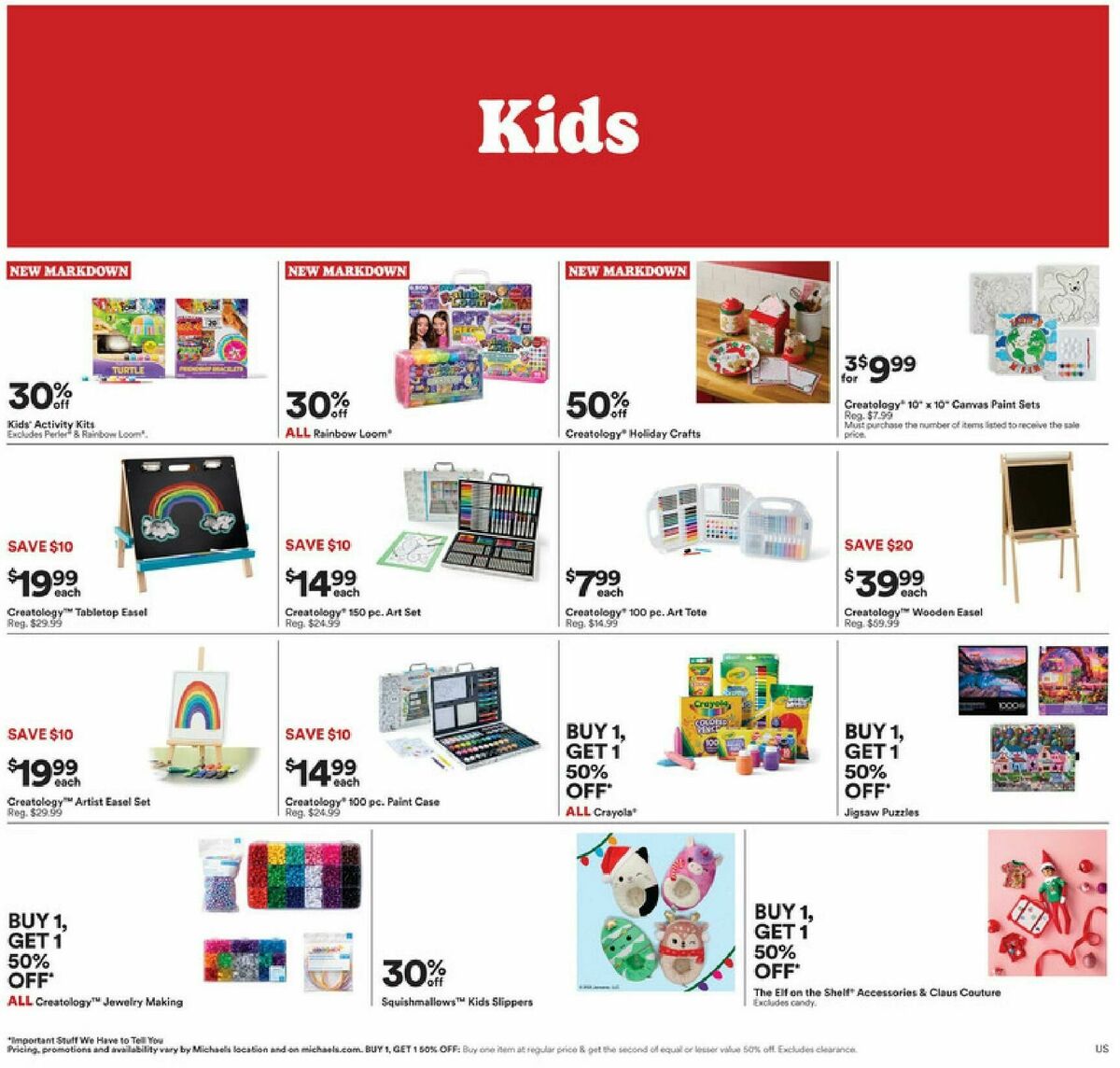 Michaels Weekly Ad from November 26