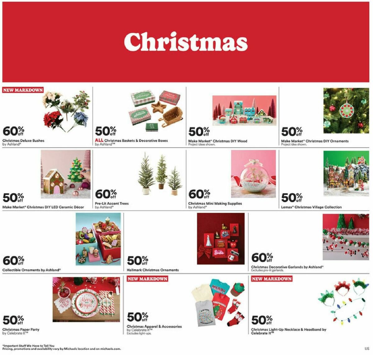 Michaels Weekly Ad from November 26