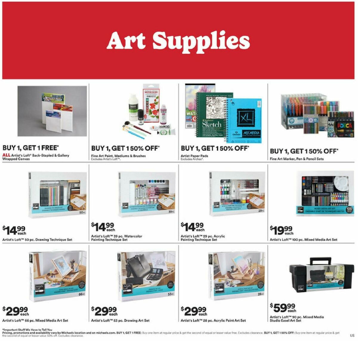Michaels Weekly Ad from December 1