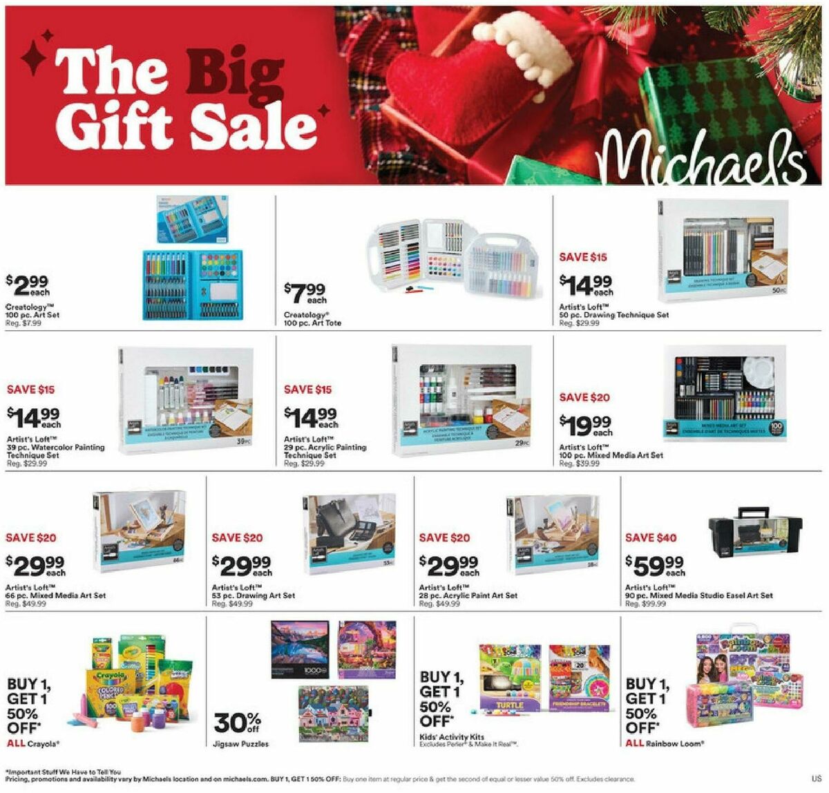 Michaels Weekly Ad from December 21