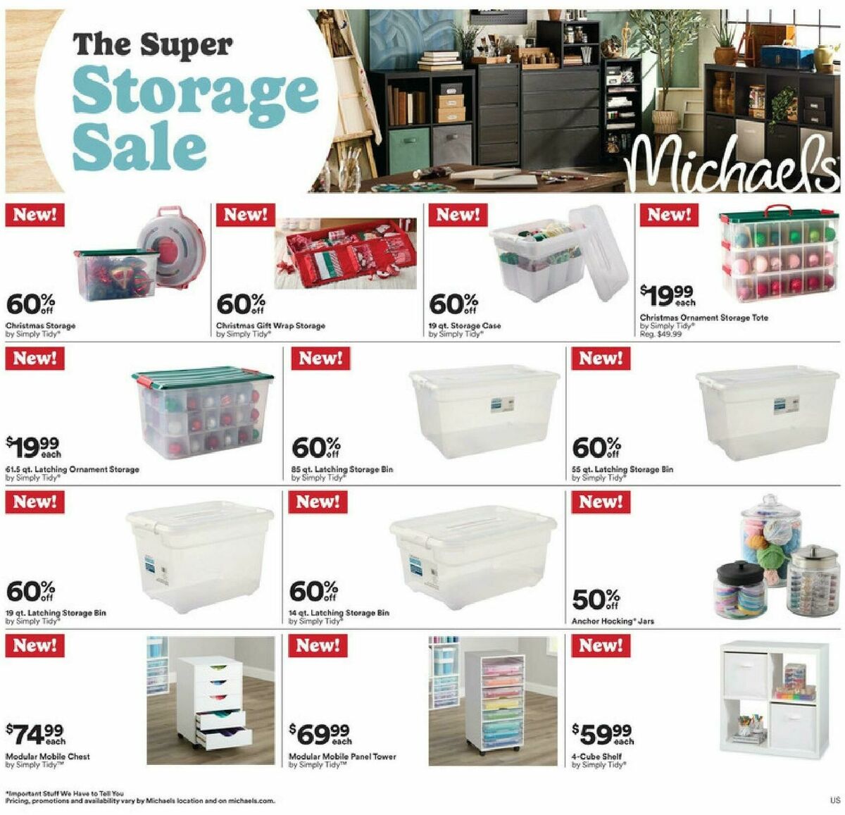 Michaels Weekly Ad from January 4