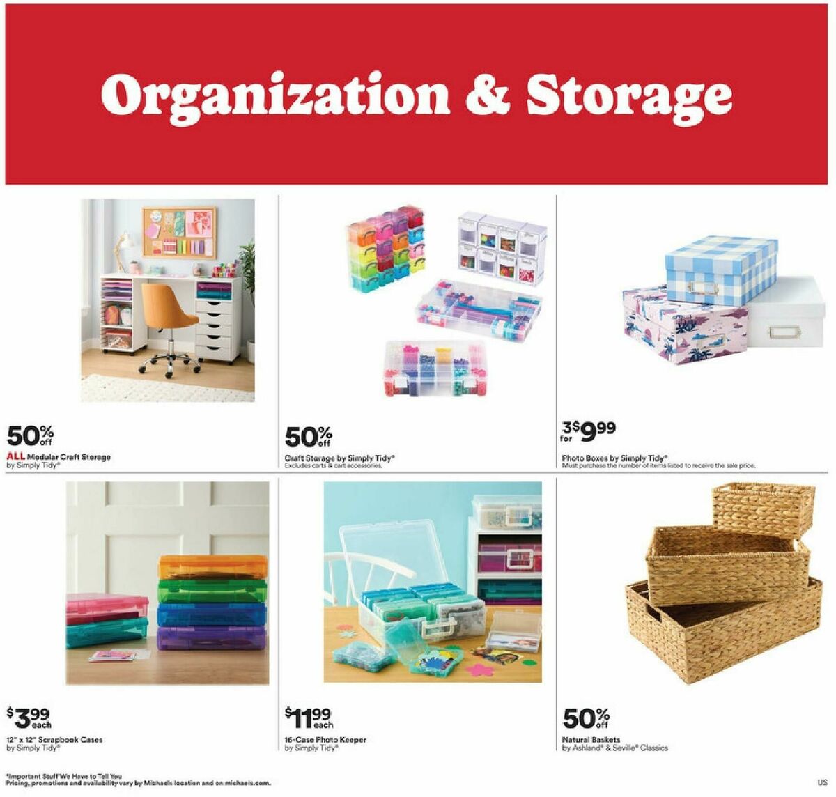 Michaels Weekly Ad from January 4