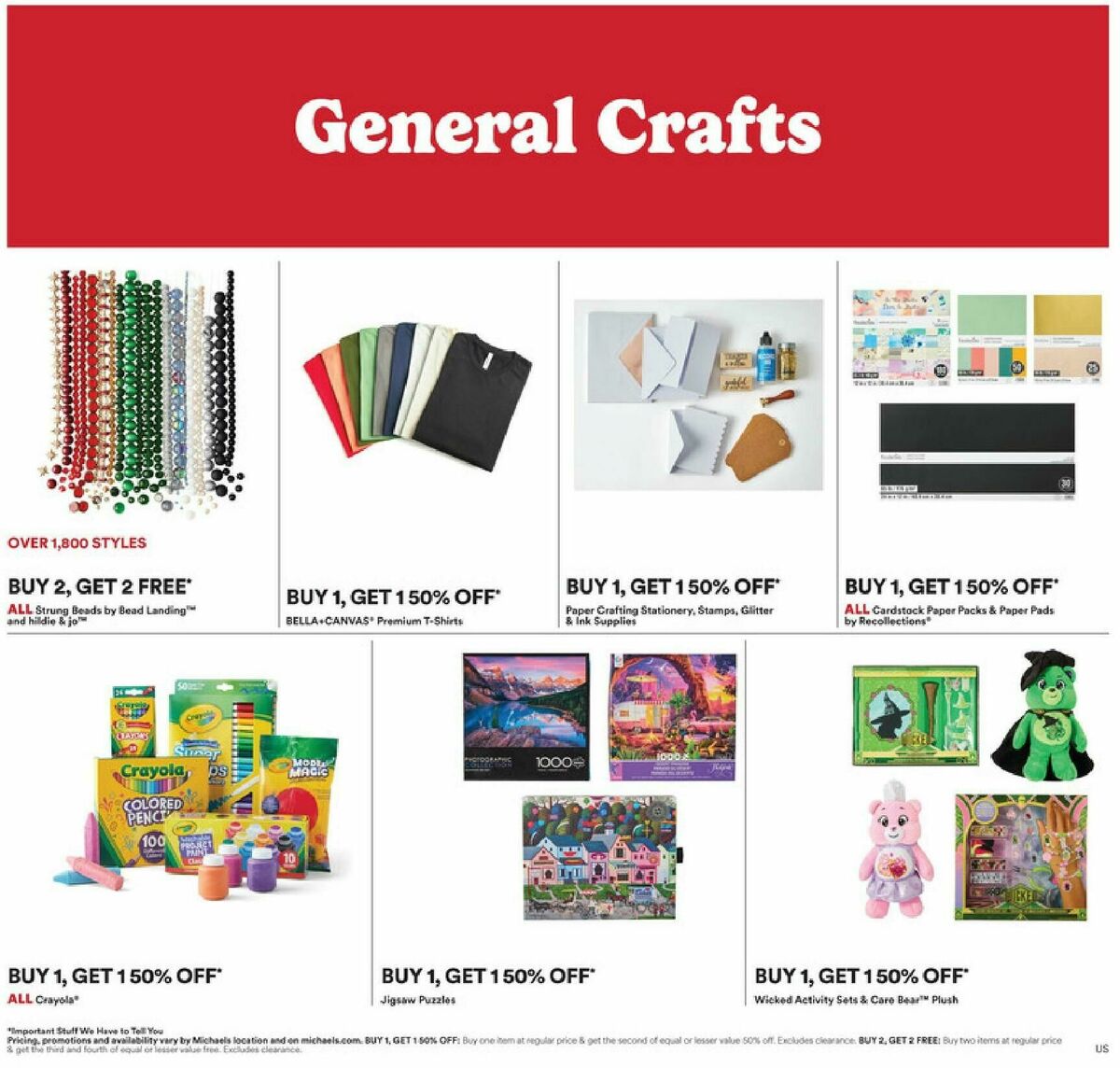 Michaels Weekly Ad from January 4