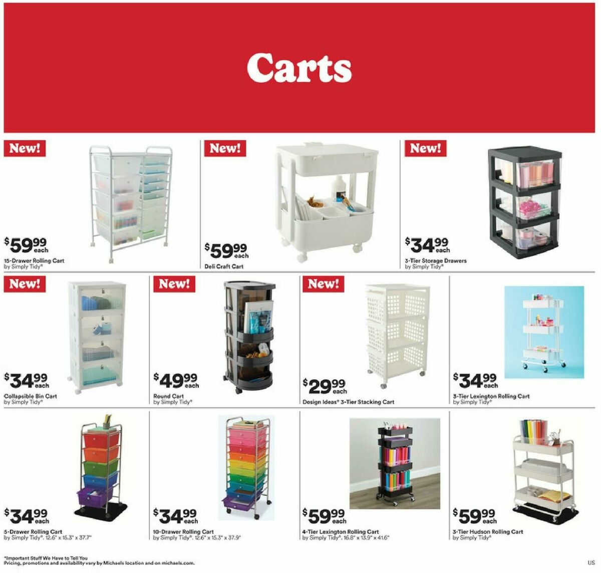 Michaels Weekly Ad from January 11