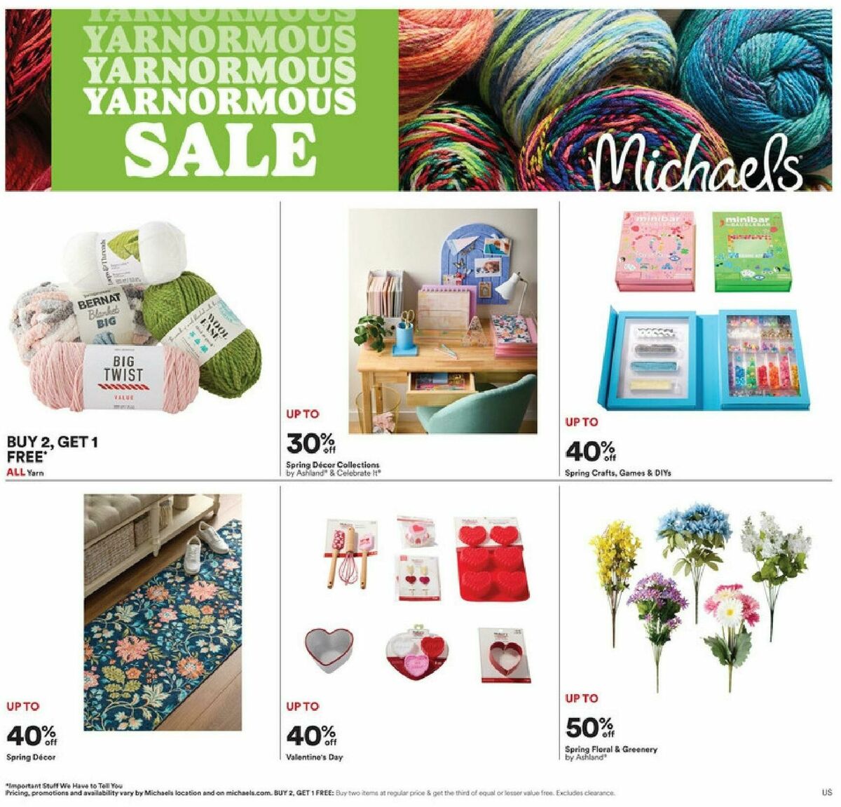 Michaels Weekly Ad from January 18