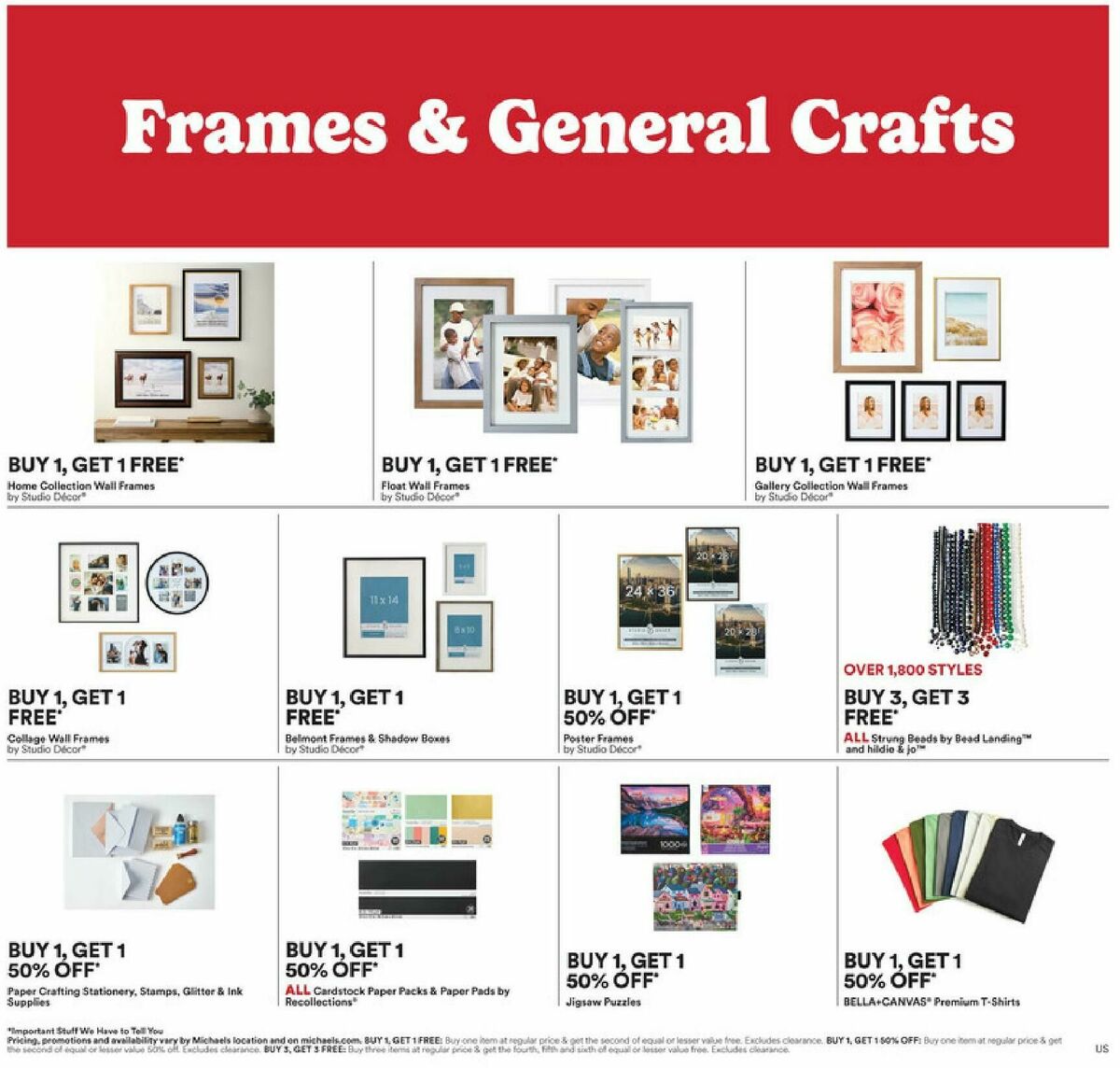Michaels Weekly Ad from January 18