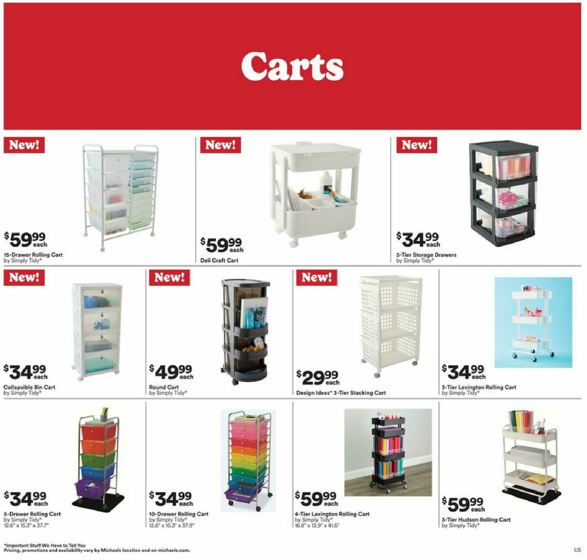 Michaels Weekly Ad from January 18