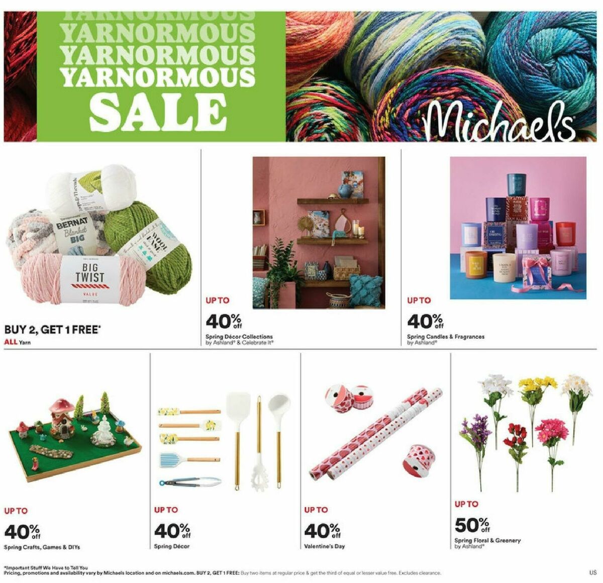 Michaels Weekly Ad from January 25