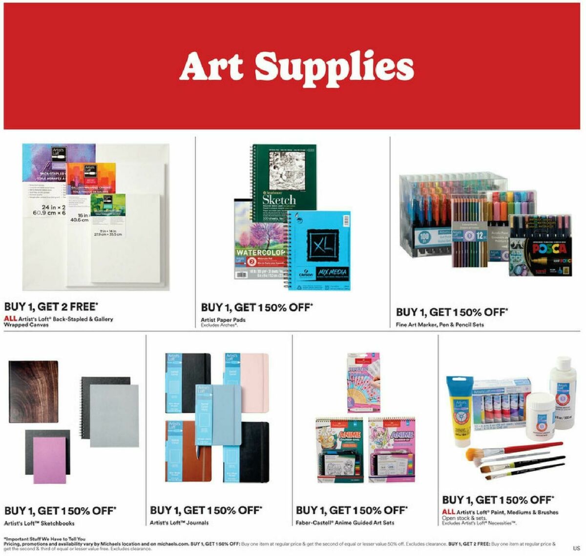 Michaels Weekly Ad from January 25