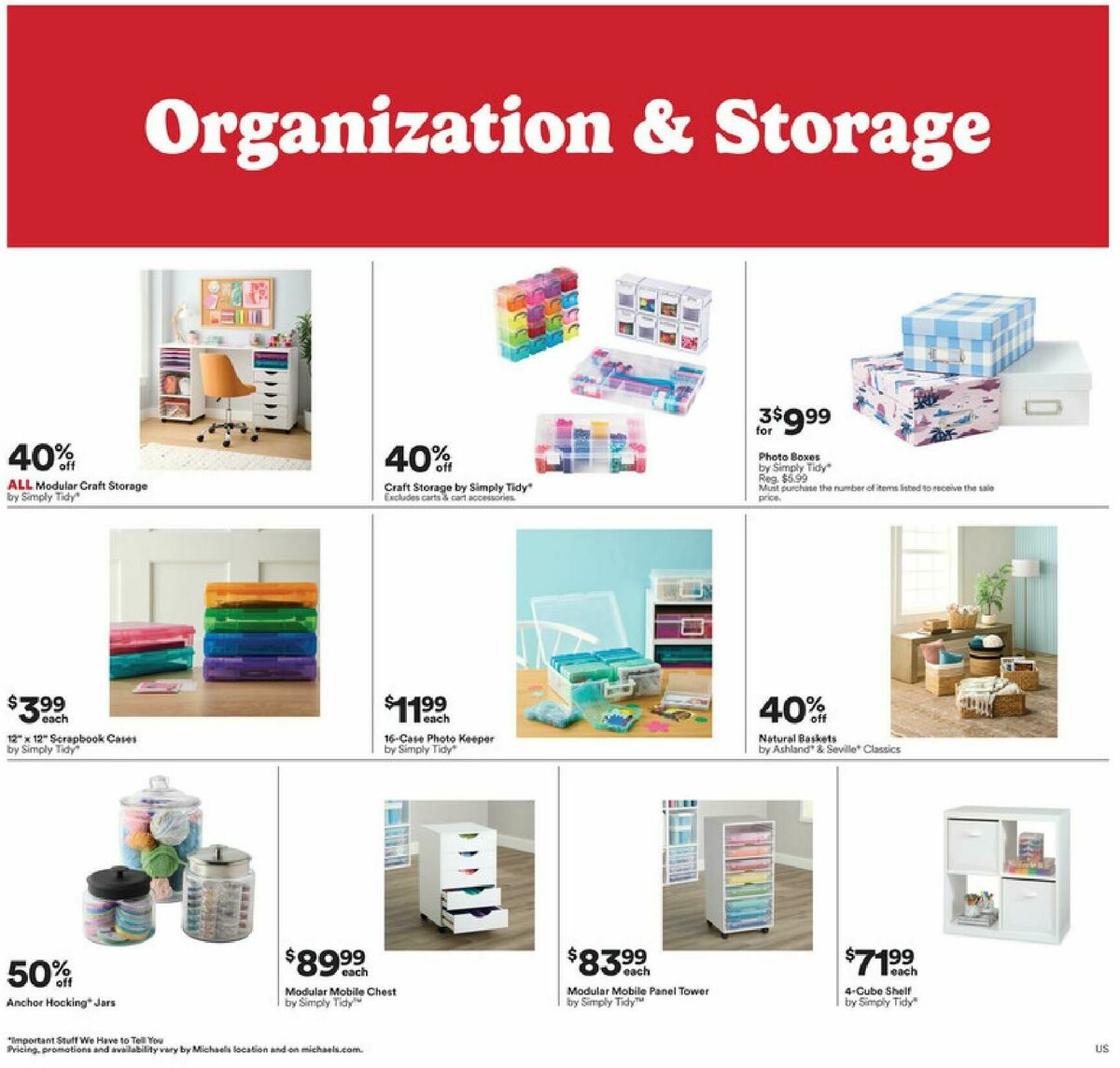 Michaels Weekly Ad from January 25