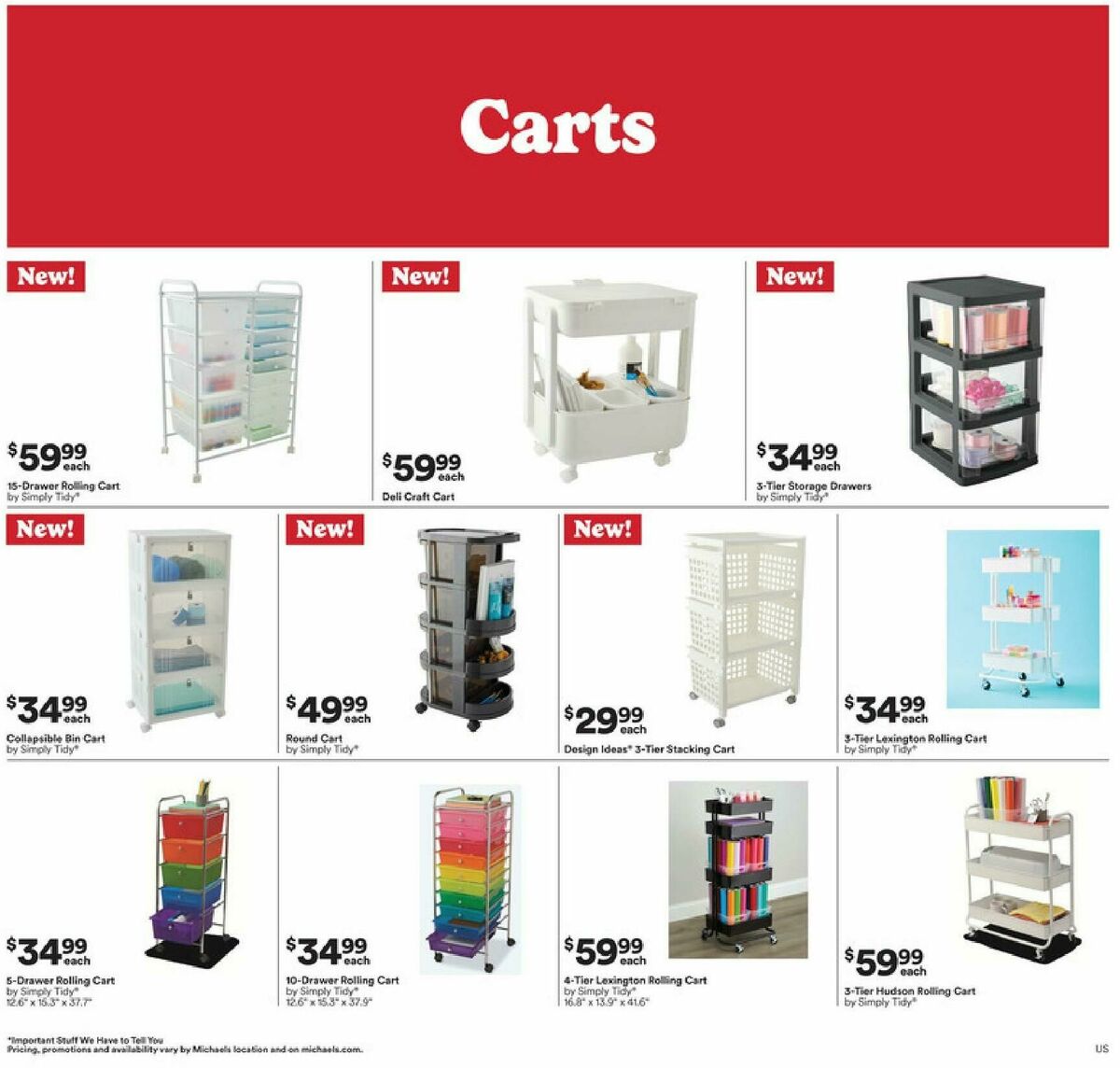 Michaels Weekly Ad from January 25