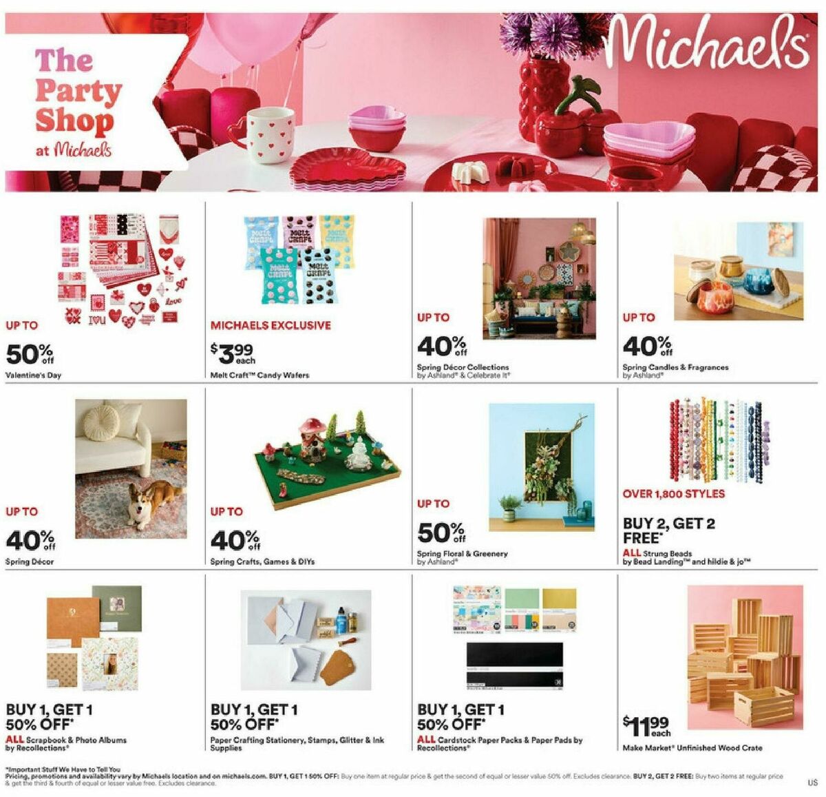 Michaels Weekly Ad from February 8