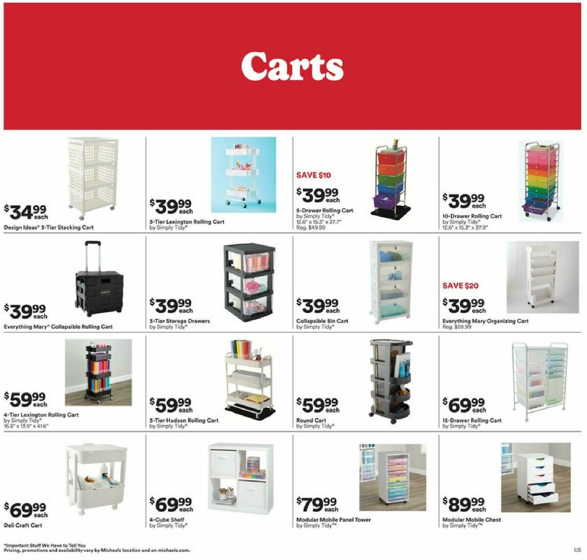 Michaels Weekly Ad from March 1